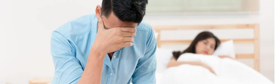 Husband unhappy and disappointed in the erectile dysfunction